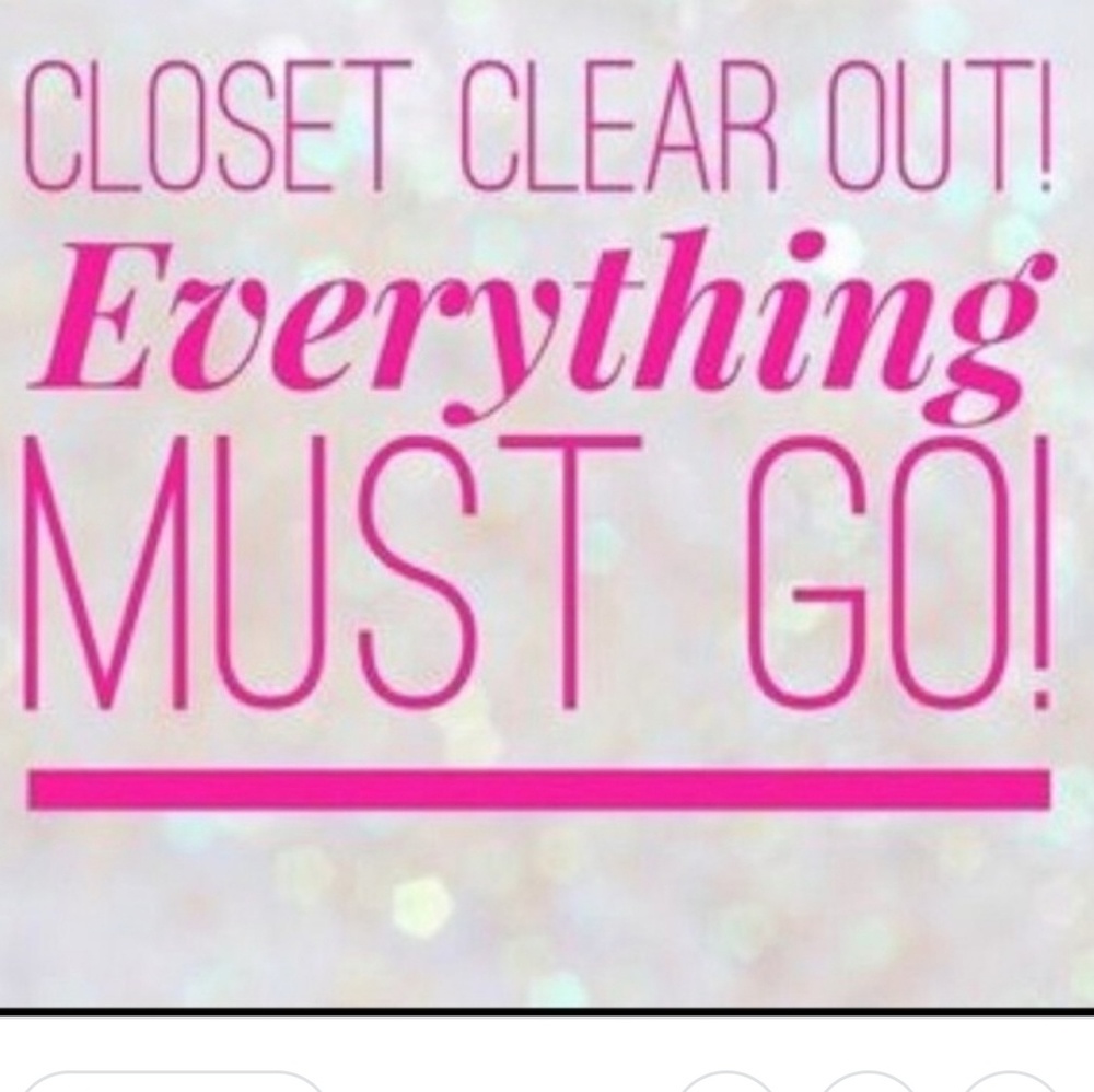 Sale!!!!!!! Everything must Go!!